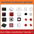 thumbnail image 2 of Keyboard Laptop For ASUS ACER HP DELL IBM lenovo Xiaomi HUAWEI Samsung MSi LG Apple HASEE SONY cap Keycap And hinge Replacement Send picture hinge, 2 of 5