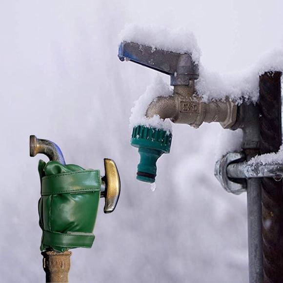 tumgatte Grandes Housses de Robinet Extérieures Isolées Protecteur pour Temps Froid d'Hiver Housse Extérieure Isolation contre le Gel Robinet Chaussettes Économies d'Été
