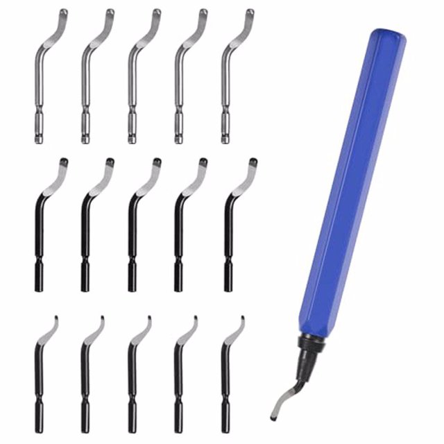 Langgg Powerful And Wear Resistant Metal Deburring Tool Set For Easy Usage Hand Deburring Tool Set Easy