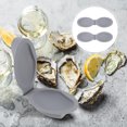 thumbnail image 1 of YSNOOWE 2 Pcs Outil d'Écaillement d'Huîtres en Silicone Protection des Mains Gris pour Utilisateurs à Domicile, 1 of 7