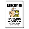 thumbnail image 1 of SignMission D-8-Z-Beekeeper 8 x 12 in. Beekeeper Parking Decal - Bumble Honey Hive Bees Insects, 1 of 1