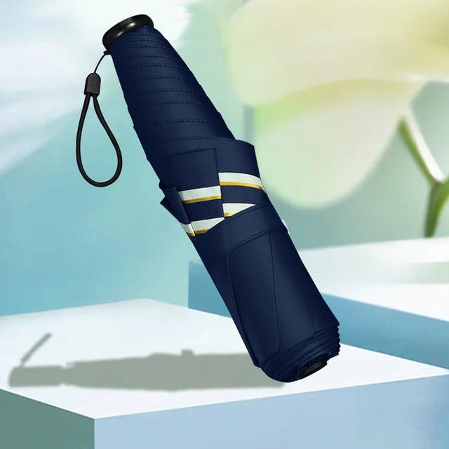 LSLJS Portable Manual Travel Umbrella Windproof&Waterproof Umbrella Folding Umbrella Men's & Girls' Umbrella with Uv-Resistant Vinyl Coating, Everyday Essentials Saving