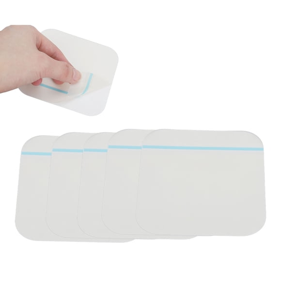 LAFGUR Waterproof Hydrocolloid Dressing,Hydrocolloid Dressing,5pcs Hydrocolloid Dressing 4 X 4in Waterproof Self Adhesive Wound Care Patch Pad For Protection