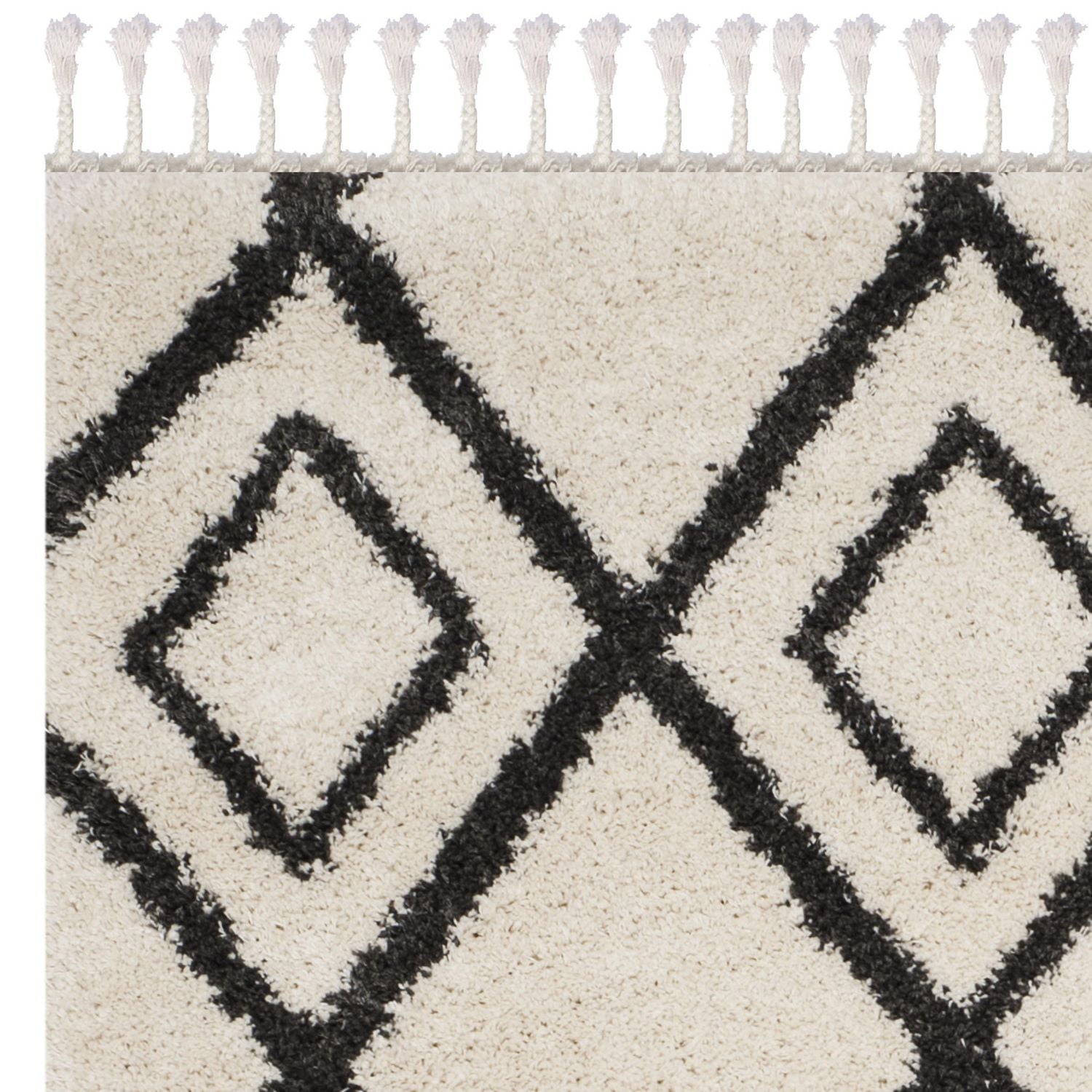 Safavieh Moroccan Fringe Kingston Tapis Géométrique Shag