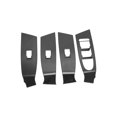 thumbnail image 1 of Unique Bargains Window Lift Switch Panel Trim Cover for Mazda CX-50 2023-2025 Front Rear Car Door Window Control Button Interior Accessories Carbon Fiber Black, 1 of 6