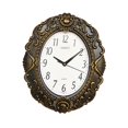 thumbnail image 1 of Abbracc 14 Inch Clock,Home Living Silent, Clock Clock,Living Room Clock Watch Black Gold, 1 of 9