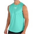 thumbnail image 2 of Styesk Tank Tops Men Fashionable Men's Round-neck Solid Color Mesh Drying Sleeveless, 2 of 6