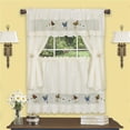 thumbnail image 1 of Achim DMCS24ML12 Ensemble de Rideaux pour Fenêtre de Chalet Orné de Marguerites - 58 x 24 Po, 1 of 3