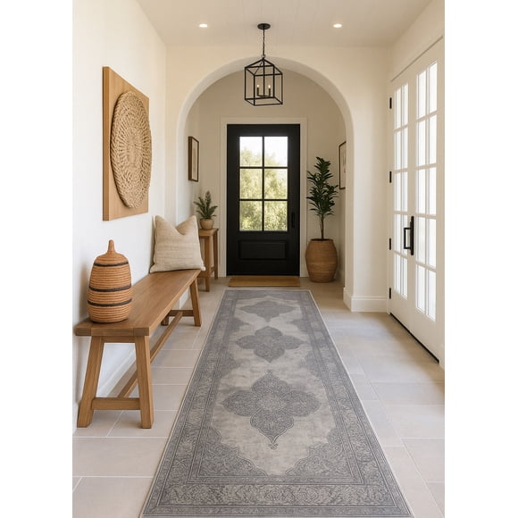 Rug Branch Havana Collection Tapis traditionnel en détresse