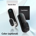 thumbnail image 2 of Riwcyla Smart Door Lock Keyless Entry Door Lock Handle with 2 Cards and 2 Keys Biometric Door Lock App Remote Operation WiFi Smart Lock for 30,60mm Office Home Bedroom Door, 2 of 6