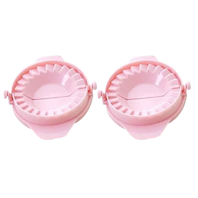 Plastic Dumpling Maker 2 Pack Manual Dumpling Mold for Pot Stickers Pastries Easy to Use Kitchen Gadget for Shaping Dumplings Small Kitchen Tool for Homemade Asian Dumplings 4.1*3 Inches
