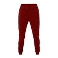 thumbnail image 1 of Jsaierl Womens Joggers with Pockets Lightweight Elastic Drawstring Waist Sweatpants Solid Plus Size Athletic Pants Workout Track Pants, 1 of 3
