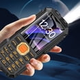thumbnail image 4 of Black Black Pushbutton Straight Cell Phone Strong Signal Loud Sound Large Screen Long Standby For Elderly Users, 4 of 6