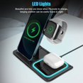 thumbnail image 4 of Wireless Charger, 3 in 1 Wireless Charging Pad, Qi 15W, 4 of 5