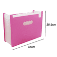 thumbnail image 2 of Lojalitet File Folders, Pocket Expanding File Folder with Tags and Closure for Office and Travel Use,Red,Shape1, 2 of 5