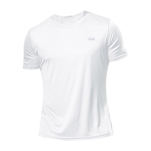 Men's Athletic Running T-Shirts Workout Lightweight Short Sleeve Performance Shirts Top Tee