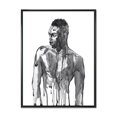 thumbnail image 1 of Designart Handsome African Man Portrait On White I FLOAT FRAME WALL ART, 1 of 4