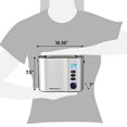 thumbnail image 2 of Elite Gourmet ECT2145 Grille-pain 2 Tranches, Acier Inoxydable avec Fonction Bagel, Fonctions Réchauffer, Décongeler et Annuler, 2 of 7