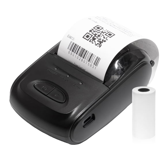 Receipt Printer Portable 58mm Mobile Thermal Printer Wireless BT Mini Bill Ticket Printing Compatible with