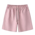 thumbnail image 2 of EOYWHK Cotton Linen Shorts for Men Summer Breathable Workout Gym Shorts Mid Waisted Solid Color Running Swimming Sleeping Shorts, 2 of 5