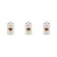 thumbnail image 4 of Wweixi Transparent Tea Jars For Storing And Displaying Favorite Tea Leaves Food Grade Metal Kitchen Storage Jars Jars Kitchen Beige sugar 3Set, 4 of 6