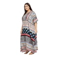 thumbnail image 4 of Caftans Longs pour Femmes Grande Taille Robe Caftan Robe de Soirée Fête Été Plage Robe d'Été Manches Kimono Longues Robes Décontractées en Ligne, 4 of 6