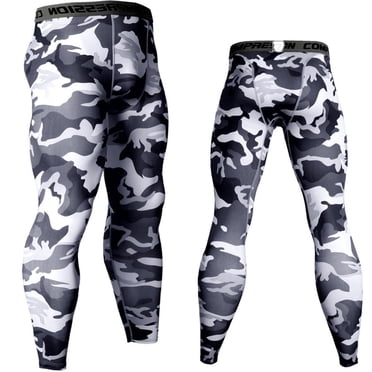Men's Compression Pants,Athletic Sports Yoga Leggings & Running Tights,Base Layers Bottoms Cool Dry Long Pants