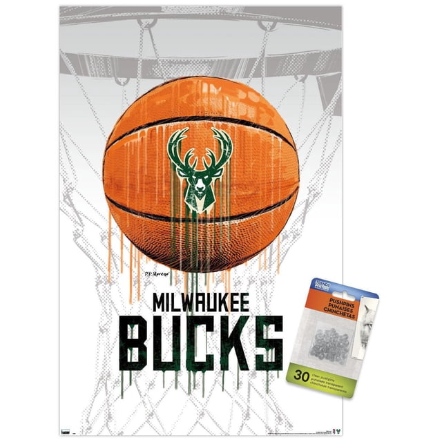 NBA Milwaukee Bucks - Ballon goutte à goutte 20
