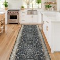 thumbnail image 3 of Hazo Haus Washable Boho Ashen/Multi 2' x 7' Area Rug, 3 of 8