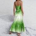 thumbnail image 2 of Puyaiuu Robe Maxi Imprimée pour la Saint-Patrick pour Femme, Robe de Fête Sans Manches à Col en V avec Design Fendu, Tenue Décontractée Festive pour Fêtes d'Été et Célébrations en Plein Air, Cadeau, 2 of 8