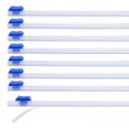 thumbnail image 1 of 8pcs Plastic Wrap Cutter, 12in Plastic Wrap Slide Cutter Self Adhesive Installation Replacement for Aluminum Foil Wax Paper Parchment Paper Wrap Dispenser, Blue, 1 of 6