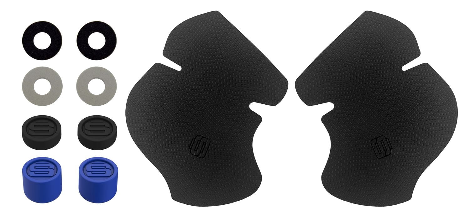 Ensemble avec revêtement et capuchons antidérapants FPS de Surge pour manette de PS5 - Noir