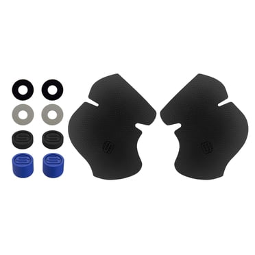 Ensemble avec revêtement et capuchons antidérapants FPS de Surge pour manette de PS5 - Noir