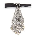 thumbnail image 3 of Cravate en Strass Mode Ajustable Cravate de Fête Cravate en Strass pour Hommes Femmes, 3 of 10