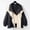Style1-Black winter coats for women, variant on Mceream Women's Hooded Trench Coat Lightweight Lapel Button Down Jacket Color Block Mid-Length Windbreaker Loose Ladies Outerwear Tops Plus Size Outwear Camperas De Invierno Mujer Black XXL