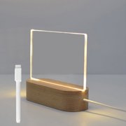Acrylic Dry Erase White Board Clear Desktop Whiteboard Tray Small Desktop Dry-Erase Board Mini Easel Whiteboard