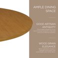 thumbnail image 4 of Maven Lane Mila Contemporary Round Wooden Dining Table in Refined Natural Finish, 4 of 6