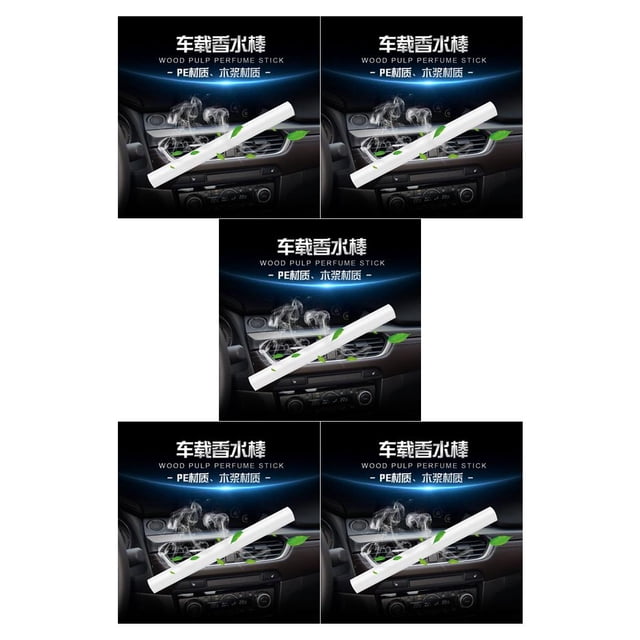 QualitChoice 10pcs Car Incense Diffuser Air Refill Car Air Solid Stick Vent Freshener No.9 5Set
