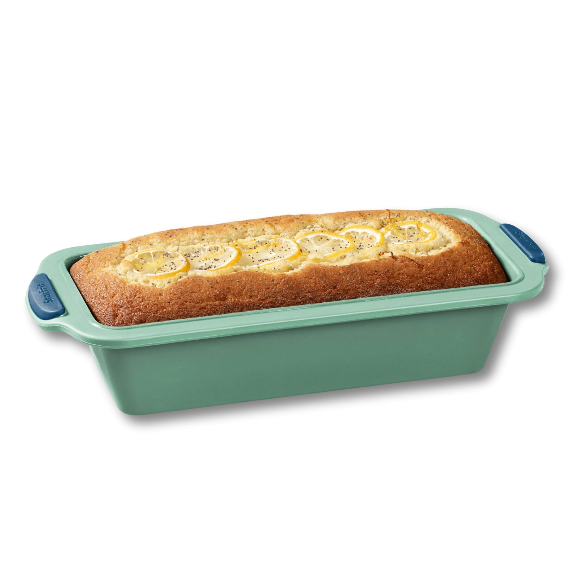 Starfrit Moule en silicone - Moule à pain - Structure de métal intégrée - 24cm x 10cm (9,5" x 4") - Vert