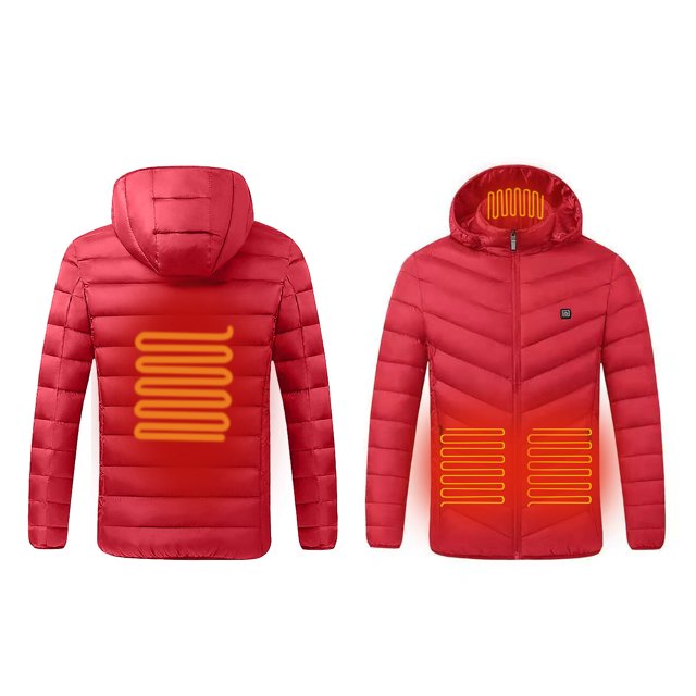 Outdoor Warm Clothing Heated For Riding Skiing Fishing Charging Via Heated Coat