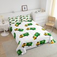 thumbnail image 4 of Erosebridal Garbage Truck Bedding Queen Comforter Set, Cartoon Car Down Comforter, Construction Vehicle Decor, 3pcs, 4 of 7