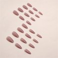 thumbnail image 4 of Fofosbeauty 24pcs Press on False Nails,Almond Fake Acrylic Nails, Sweet and Simple Solid Color Pink, 4 of 9