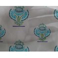 thumbnail image 4 of oneOone Georgette Viscose Fabric Floral Block Printed Craft Fabric BTY 42 Inch Wide, 4 of 4