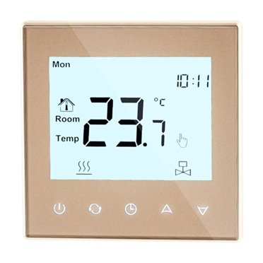 C505G Electric Floor Heating 16A Thermostat, Temperature Programmable Thermoregulator Controller NTC For Gas Boiler Server ,Save Energy