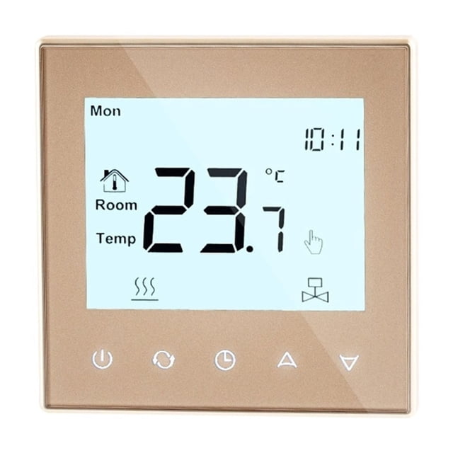 C505G Electric Floor Heating 16A Thermostat, Temperature Programmable Thermoregulator Controller NTC For Gas Boiler Server ,Save Energy