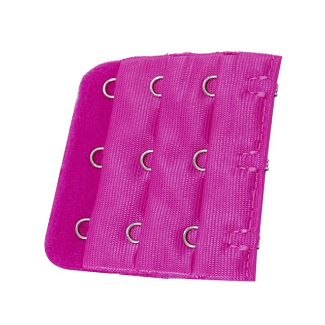 INSPIRE CHIC Rallonges de Soutien-Gorge pour Femmes à 3 Crochets 3 Rangées Bretelle de Soutien-Gorge Extensible Boucle Crochets Bande de Soutien-Gorge Fuchsia 5