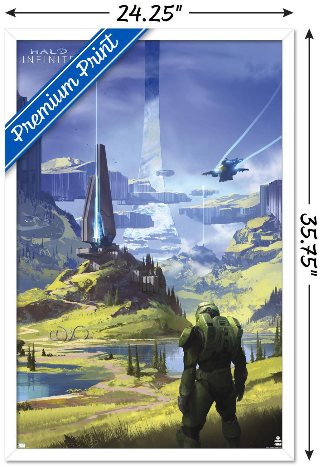 Halo Infinite - Master Chief Valley Wall Poster