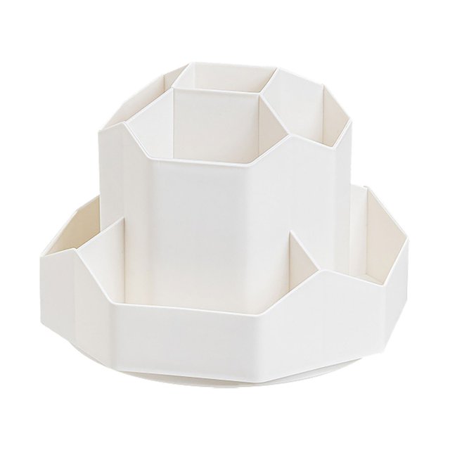 Piaybook Back To School Supplies Sale Office Supplies For Desk 9 Slots 360 Rotating Desk Organizers Desktop Storage Stationery Supplies Organizer Cute Pencil Cup Pot For Office School Home