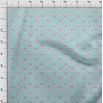 thumbnail image 3 of oneOone Viscose Chiffon Fabric Geometric & Flamingo Bird Decor Fabric Printed BTY 42 Inch Wide, 3 of 4