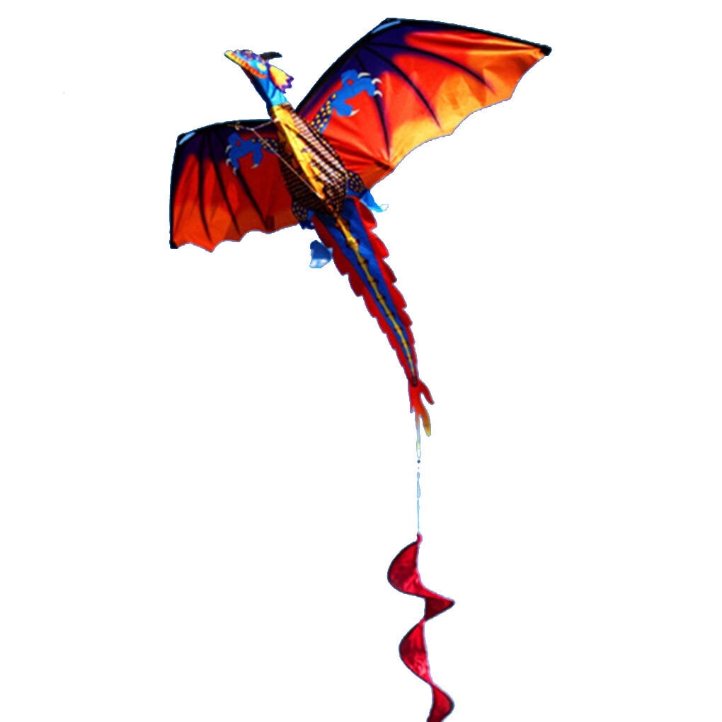 3D Dragon Kite Long Tail Kites Children Adult Animal Kites Kites ...